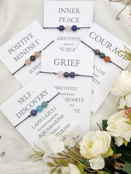 Crystal Bracelet gemstone bracelet yoga bracelet energy bracelet spiritual bracelet stone bracelet crystal jewelry anklet crystal reiki