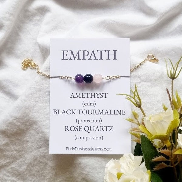 EMPATH healing bracelet protection jewelry protection necklace crystal protection protection stone spiritual protection protection crystal healing crystals