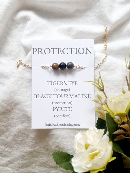 PROTECTION healing bracelet protection jewelry protection necklace crystal protection protection stone spiritual protection protection crystal healing crystals