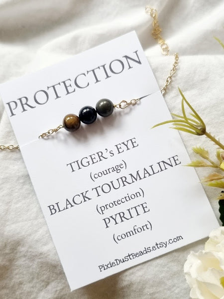 PROTECTION healing bracelet protection jewelry protection necklace crystal protection protection stone spiritual protection protection crystal healing crystals