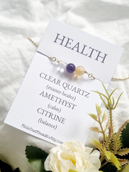 HEALTH bracelet healing bracelet protection jewelry protection necklace crystal protection protection stone spiritual protection protection crystal healing crystals