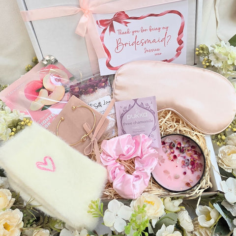 Personalised Bridesmaid Gift Box Thank you Gift Box