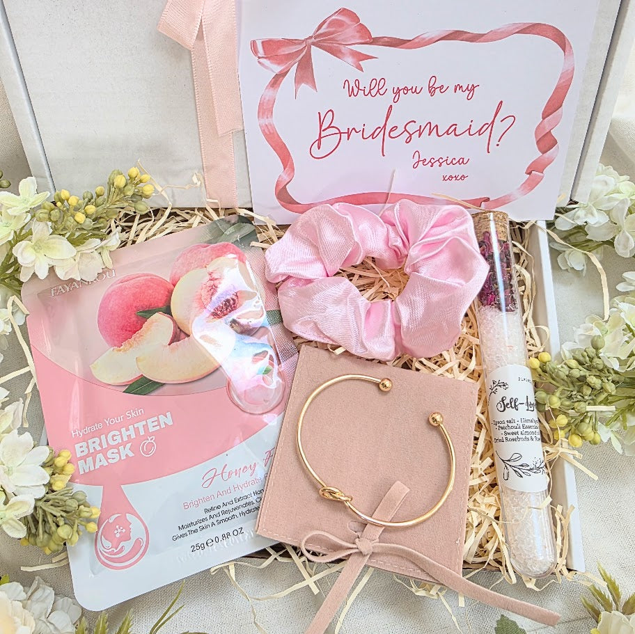 Personalised Bridesmaid Gift Box Thank you Gift Box
