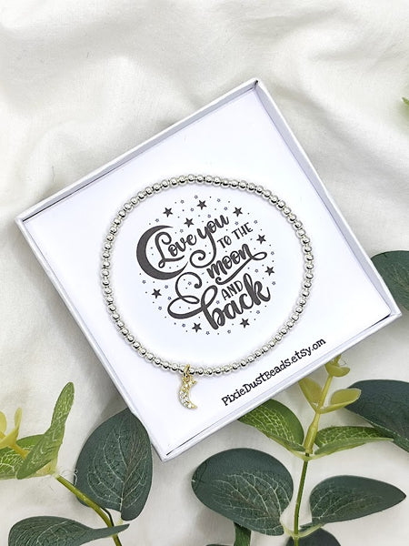 I Love You to the Moon and Back bracelet