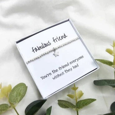 Fabulous Friend Silver Bracelet