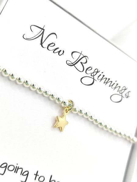 New Beginnings Silver Bracelet