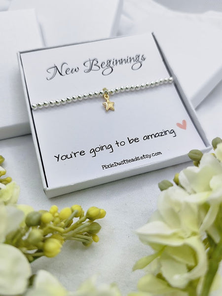 New Beginnings Silver Bracelet