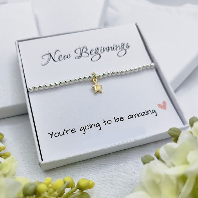 New Beginnings Silver Bracelet