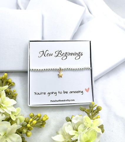 New Beginnings Silver Bracelet