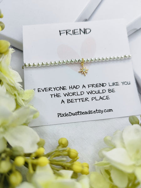 Best Friend Silver Bracelet