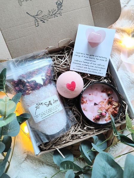 Box of pick me-ups Positivity Gift Box Motivational Gift Box Gift Box Spa Gift Set Bath set Pamper kit Hamper Pamper Good vibes Gift