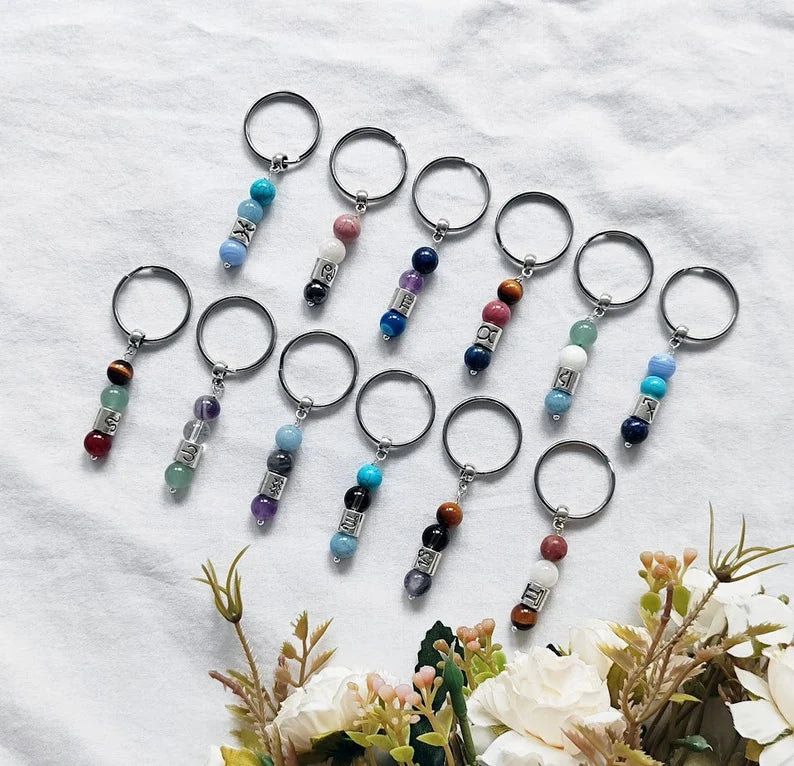 Zodiac keyring