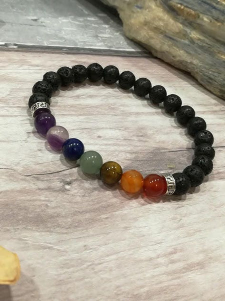 Chakra Bracelet Aromatherapy gemstone bracelet healing bracelet chakra jewelry meditation bracelet  chakra chakra healing chakra stones gift