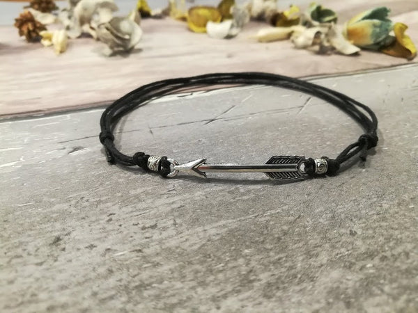 Arrow Anklet, Arrow Jewellery, Travel Jewelry, Arrow, Silver Arrow, Beach Anklet, Arrow Ankle Bracelet, Beaded Anklet, Festival Anklet, Boho