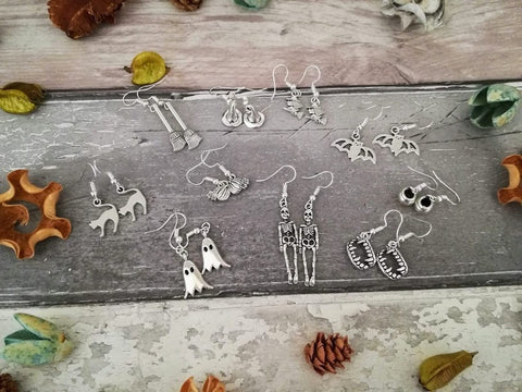Halloween Earrings, Halloween Party, Halloween, Halloween Gift, Halloween Earrings, Skeleton Earrings, Halloween Party, Halloween Ghost,