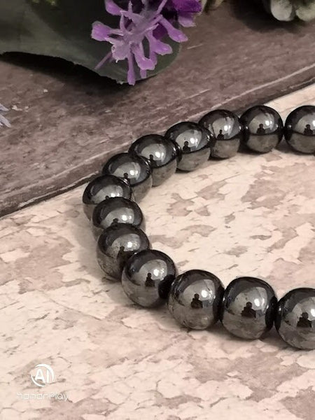 Hematite Bracelet Hematite Jewelry Hematite Gemstone Bracelet Protection Bracelet Balance Bracelet Chakra bracelet Magnetic Bracelet