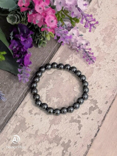 Hematite Bracelet Hematite Jewelry Hematite Gemstone Bracelet Protection Bracelet Balance Bracelet Chakra bracelet Magnetic Bracelet