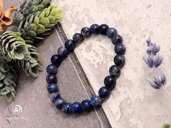 Lapis Lazuli Bracelet Lapis Lazuli Jewelry Lapis Lazuli Gemstone Bracelet Protection Bracelet bracelet stones Chakra bracelet blue lapis