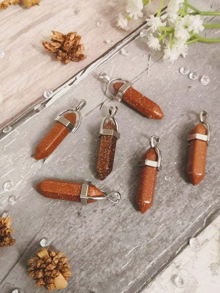 Goldstone keyring Crystal keyring Goldstone pendant Gemstone keyring Goldstone Meditation crystal Goldstone jewelry Goldstone Gift Healing