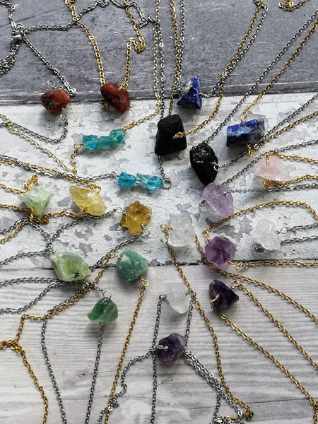 Raw fluorite Necklace Natural Stone necklace crystal necklace fluorite Chunky crystal necklace Raw crystal Raw fluorite fluorite jewelry