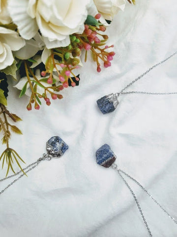 Lapis Lazuli Raw Lapis Lazuli Dipped Necklace Lapis Lazuli Necklace Lapis Lazuli pendant raw gemstone Lapis Lazuli Jewelry Lapis