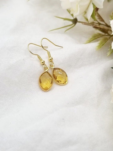 Citrine earrings Citrine gift crystal earrings birthstone earrings birthstone jewelry crystal jewelry november birthstone Citrine jewelry