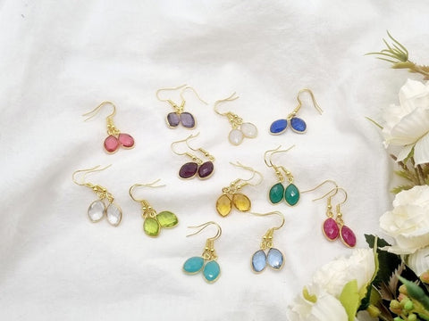 Dangle earrings crystal earrings drop earrings birthstone earrings birthstone jewelry crystal jewelry healing earrings pretty earrings