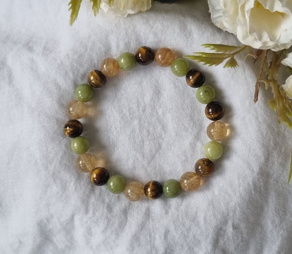 Crystal beaded Bracelet gemstone beaded bracelet yoga bracelet energy bracelet spiritual bracelet stone bracelet crystal jewelry crystal