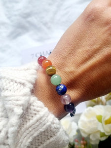 7 chakra Bracelet crystal bracelet gemstone bracelet chakra bracelet energy bracelet spiritual bracelet stone bracelet crystal jewelry