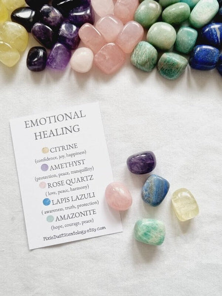 Crystals for Emotional healing Energy Crystals Grief Gift healing stones healing for Grief healing Grieving crystals Grief healing