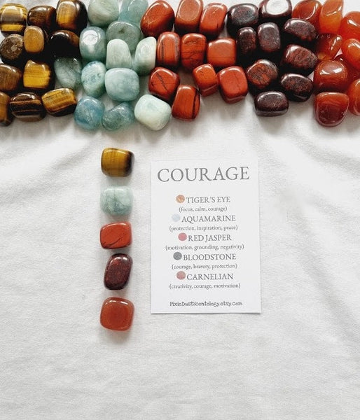 Crystals for Courage  Courage Thinking of you Gift Intention crystal Courage crystal healing stones  Courage gift warrior gift survivor gift