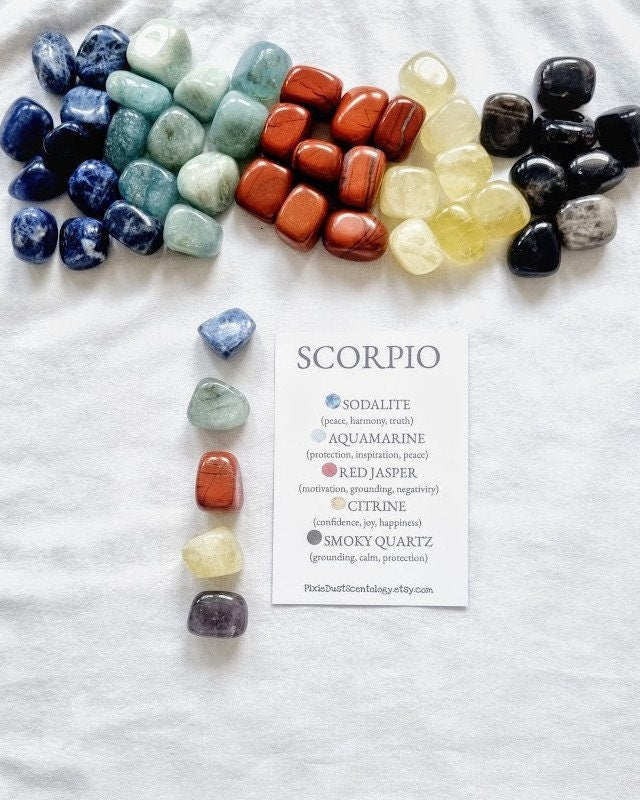 Scorpio Rinestone Color Scorpio zodiac crystals - Horoscopeaz.com