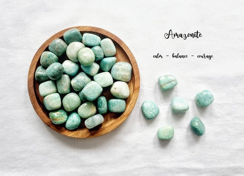 Amazonite Tumble Stone Amazonite Crystal Natural Amazonite Healing Crystals Amazonite tumble gemstone Meditation stone Amazonite