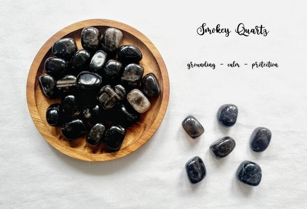 Smokey Quartz Tumble Stone Smokey Quartz Crystal Natural Smokey Quartz Healing Crystals Smokey Quartz tumble gemstone Meditation stone