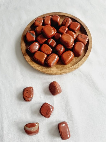 Red Jasper Tumble Stone Red Jasper Crystal Natural Red Jasper Healing Crystals Red Jasper tumble gemstone Meditation stone Red Jasper