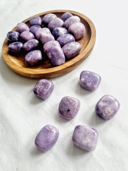 Lepidolite Tumble Stone Lepidolite Crystal Natural Lepidolite Healing Crystals Lepidolite tumble gemstone Meditation Lepidolite healing