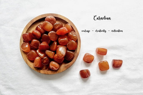 Carnelian Tumble Stone Carnelian Crystal Natural Carnelian Healing Crystals Carnelian tumble gemstone Meditation stone Carnelian Gift