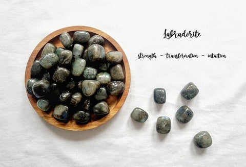 Labradorite Tumble Stone Labradorite Crystal Natural Labradorite Healing Crystals Labradorite tumble gemstone Meditation stone Labradorite