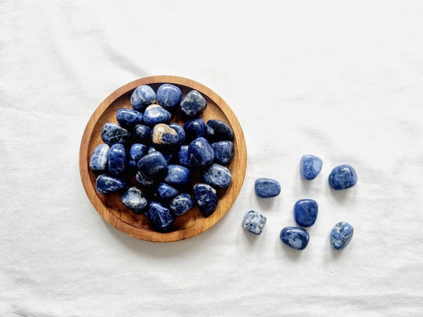 Sodalite Tumble Stone Sodalite Crystal Natural Sodalite Healing Crystals Sodalite tumble gemstone Meditation stone Sodalite Chakra stones