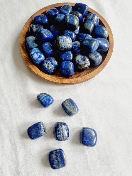 Lapis Lazuli Tumble Stone Lapis Lazuli Crystal Natural Lapis Lazuli Healing Crystals Lapis Lazuli tumble gemstone Meditation Lapis Lazuli