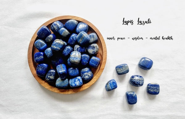 Lapis Lazuli Tumble Stone Lapis Lazuli Crystal Natural Lapis Lazuli Healing Crystals Lapis Lazuli tumble gemstone Meditation Lapis Lazuli