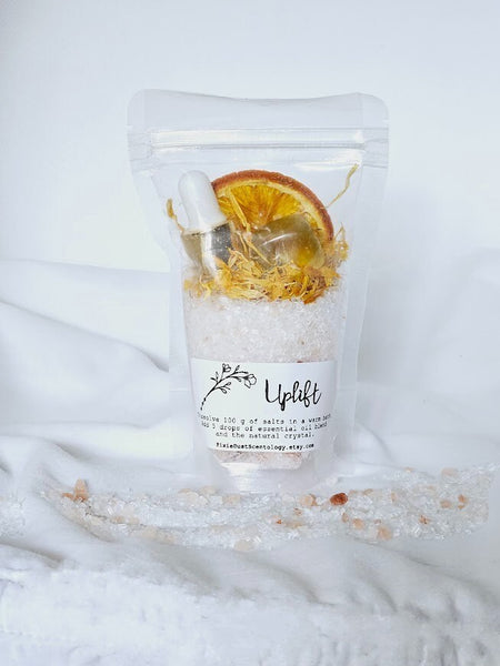 Spa Gift Set Relaxing Bath Salt Crystal Bath Salt Bath Salt Ritual Bath Salt Birthday Gift Natural Soak Salt Tube Favors Bath Salt Gift Set