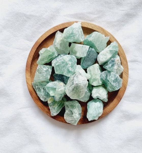 Green Fluorite Raw Stone Green Fluorite Crystal Natural Green Fluorite Healing Crystals Green Fluorite Raw gemstone Meditation stone