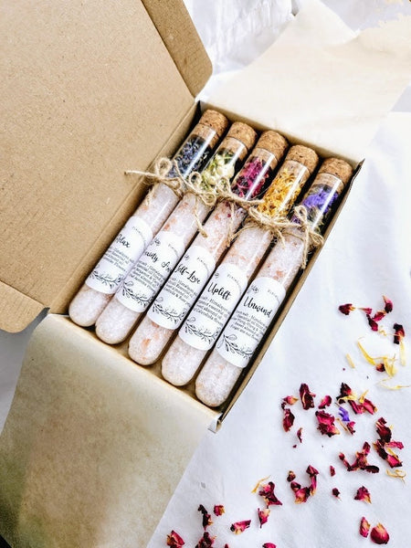 Lavender Bath Salt Box