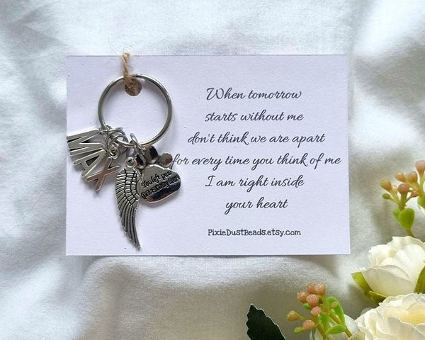 Pet loss Gift Pet loss memorial Pet Loss Pet Loss Keychain Pet Memorial Gift Dog loss Gift Pet lover Gift Pet Sympathy Gift Bereavement